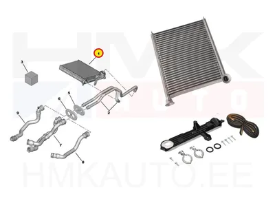 Salongiradiaator Peugeot 508 - 33103310 - Nissens