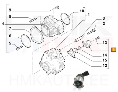 Kütuserõhu regulaator OEM Jumper/Boxer/Ducato 3,0HDi - PSA  1920TH - OE - 100% Genuine Part