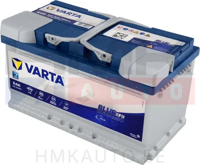 Käynnistysakku "Varta Blue Dynamic" EFB Start-Stop Plus 75Ah - E46 - Varta