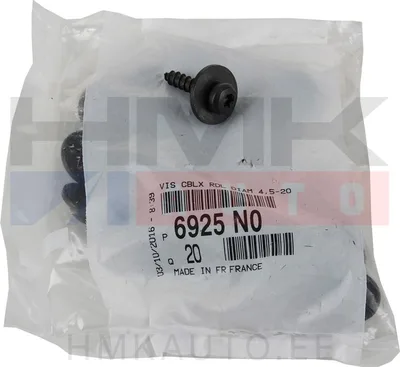 Ruuvi aluslevyllä 4,5x20 OEM Citroen/Peugeot/Fiat (1kpl.) - PSA  6925N0 - OE - 100% Genuine Part