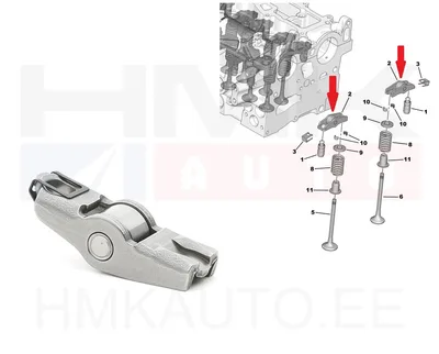 Rocker arm Citroen/Peugeot 2,0HDi - 422010710 - LUK/INA