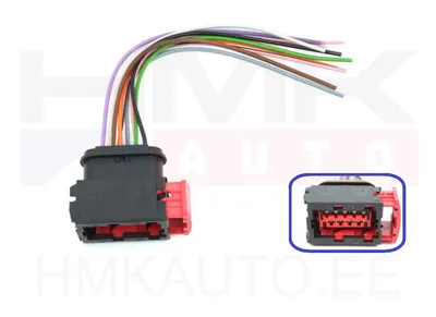 Roolivõimendi pistik juhtmetega Renault  9-klemmi - R 62231