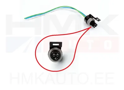 Konditsioneeri rõhuandur pistik juhtmetega Renault/Dacia 3-klemmi - R 62255