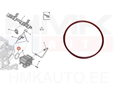 Kõrgsurvepumba tihend OEM Citroen/Peugeot EP6 46x2,6 - PSA  193337 - OE - 100% Genuine Part