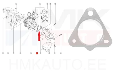 Turbo tihend OEM Renault Master 2,3DCi - REN 8200805558 - OE - 100% Genuine Part