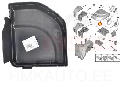 Крышка блока предохранителей OEM Citroen/Peugeot - PSA  6500CA - OE - 100% Genuine Part