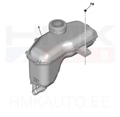 Roolivõimendi õli paak OEM Berlingo/Partner 08- - PSA 4009R9 - OE - 100% Genuine Part