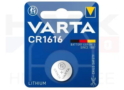 Batterie VARTA CR1616 3V lithium 16,0x1,6mm - CR1616 - Varta