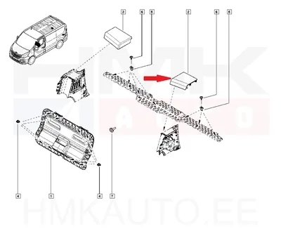Обшивка задней части левая Renault Trafic 2016- - REN 849305648R - OE - 100% Genuine Part