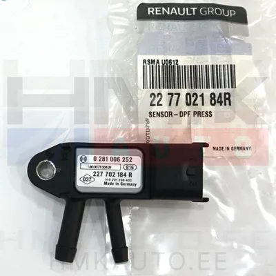 Väljalaskegaaside rõhuandur OEM Renault 1,5dCi/1,6dCi/2,3dCi - REN 227702184R - OE - 100% Genuine Part