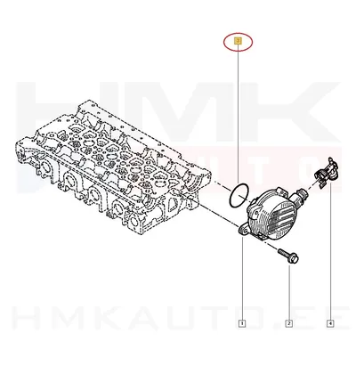 Уплотнительное кольцо вакуумного насоса OEM Renault 2,2/2,5dCi - REN 7701042173 - OE - 100% Genuine Part