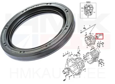 Сальник вторичного вала КПП OEM Suzuki Grand Vitara  44x62x10 - 2477267J00 - OE - 100% Genuine Part