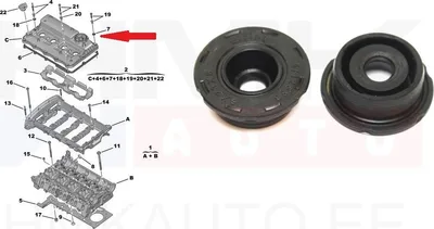 Klapikambrikaane poldi tihend Jumper/Boxer/Ducato/Transit 2,2HDi 06- - 173700 - Elring