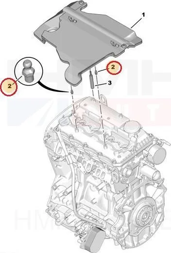 Втулка крышки двигателя OEM Boxer/Jumper 2,2HDi 06- - PSA  0137E2 - OE - 100% Genuine Part