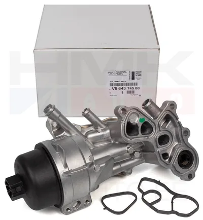 Õlijahuti koos filtriga OEM Citroen/Peugeot 1,6 THP - PSA V864374580 - OE - 100% Genuine Part