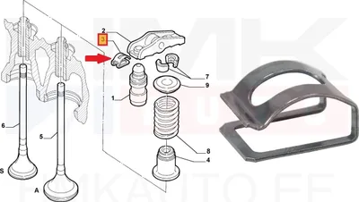 Nookuri klamber OEM Jumper/Boxer 2,0-2,2HDi DW10-DW12 mootorid - PSA 091039 - OE - 100% Genuine Part
