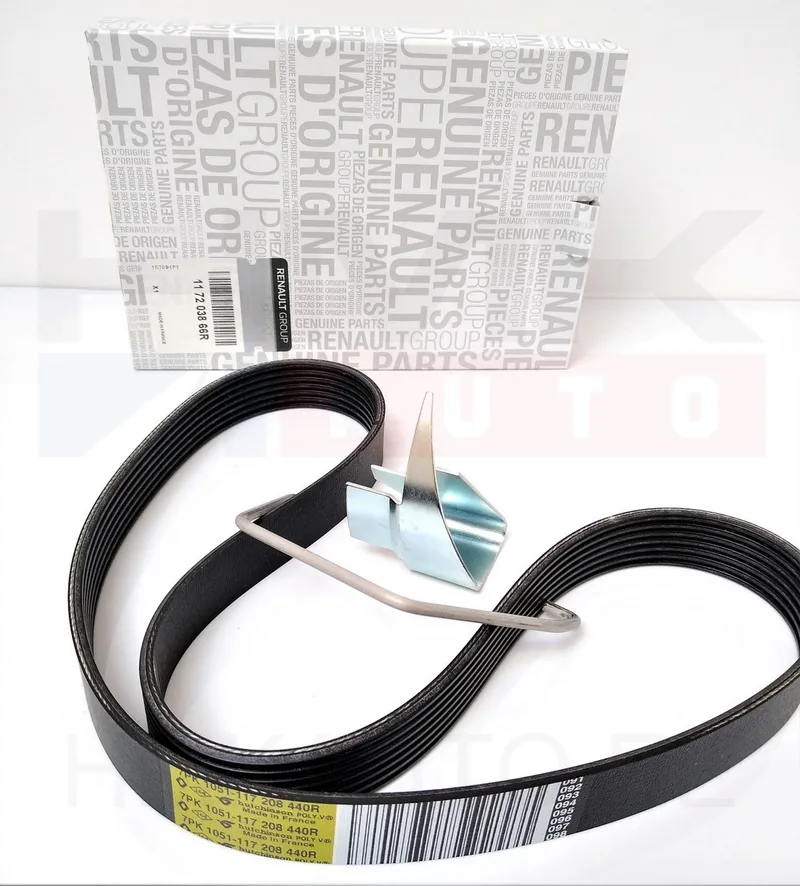 Mitmikkiilrihm elastne 7PK1051 OEM Renault 1,6 16V - REN 117203866R - OE - 100% Genuine Part