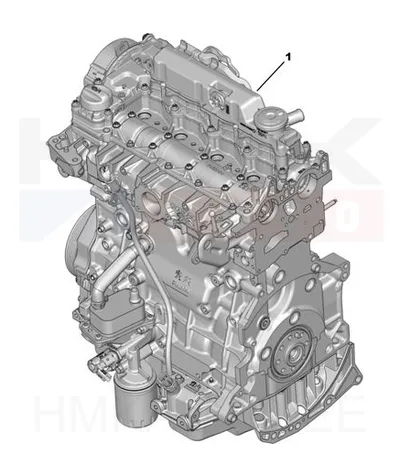Mootor OEM Citroen Jumper/Peugeot Boxer 2,0BlueHDI -10.2018 - PSA 1613251380 - OE - 100% Genuine Part
