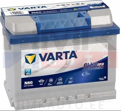 Аккумулятор "Varta Blue Dynamic" EFB Start-Stop Plus 60Ah - N60 - Varta