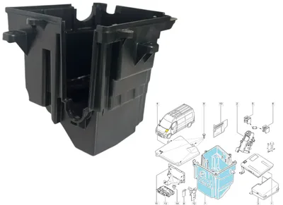 Корпус коробки предохранителей OEM Renault Master 2010- - REN  243830001R - OE - 100% Genuine Part