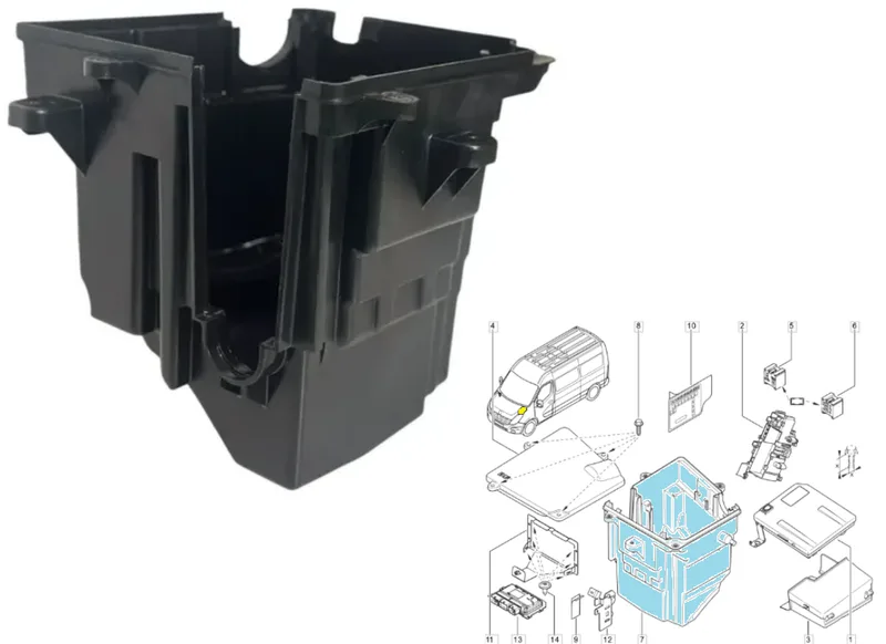 Sulakerasian kotelo OEM Renault Master 2010- - REN 243830001R - OE - 100% Genuine Part