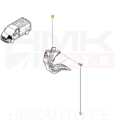 Elektriline gaasipedaal OEM Renault Trafic III - REN 180026451R - OE - 100% Genuine Part