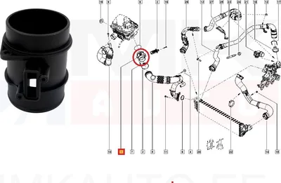 Корпус расходомера воздуха OEM Renault Master 2014- - REN 165765213R - OE - 100% Genuine Part
