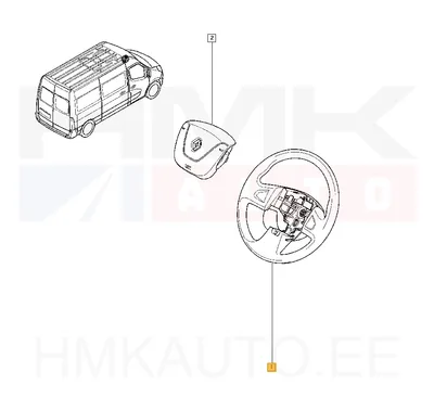 Rooliratas OEM Renault Master 2010- - REN 484300032R - OE - 100% Genuine Part