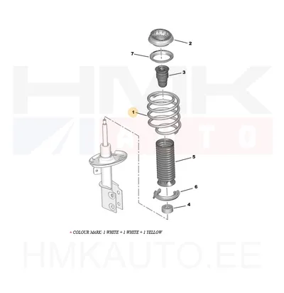 Keerdvedru eesmine OEM Peugeot 308 - PSA 9806762080 - OE - 100% Genuine Part
