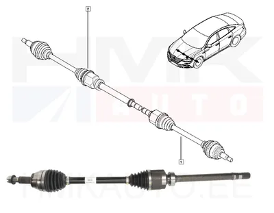 Veovõll komplektne parem OEM Renault Talisman 1,6DCI - REN 391009398R - OE - 100% Genuine Part