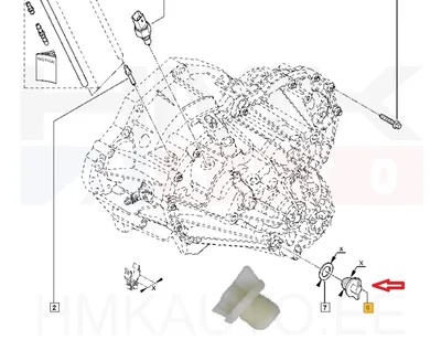 Õlikork käigukastile OEM Renault - REN 7703075180 - OE - 100% Genuine Part