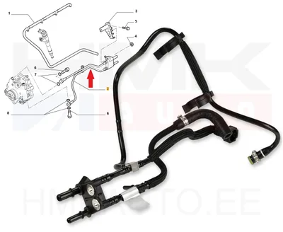 Kütusetorustik OEM Jumper/Boxer/Ducato 3,0HDi Euro5 - PSA  1574GN - OE - 100% Genuine Part