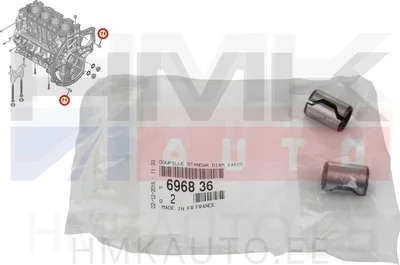 Käigukasti fikseerimis tihvt OEM Citroen/Peugeot 14x20 - PSA  696836 - OE - 100% Genuine Part