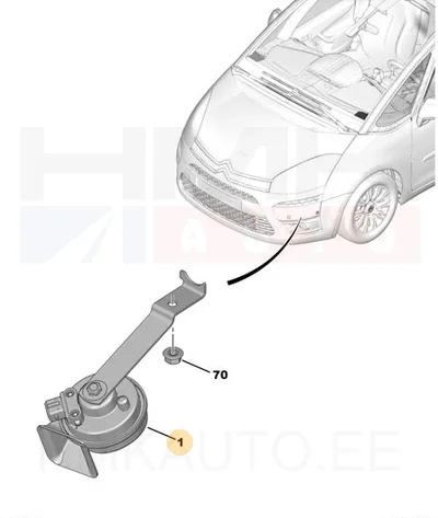 Signaali pasun OEM Citroen/Peugeot - PSA 6236G6 - OE - 100% Genuine Part