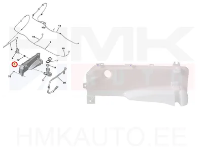 Klaasipesupaak Jumpy/Expert 2016- - PSA 9809803680 - OE - 100% Genuine Part