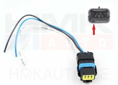 Kütuserõhu anduri/väntvõlli asendi anduri pistik juhtmetega Delphi  3-klemmi - R  62473