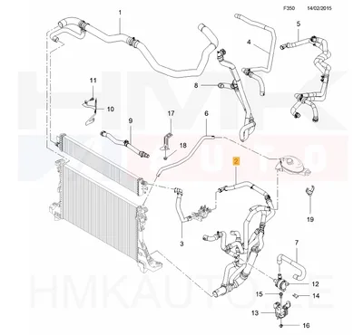 Jahutusvedeliku lõdvik OEM Renault Master 2010- RWD - REN  215018402R - OE - 100% Genuine Part