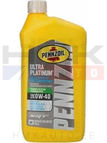 Mootoriõli Pennzoil 0W40  Ultra Platinum SRT 0.946 I (SRT engine oil) - 68523970CA