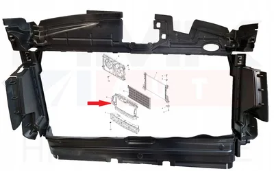Radiator air deflector OEM Renault Trafic 2014- - REN  214763488R - OE - 100% Genuine Part