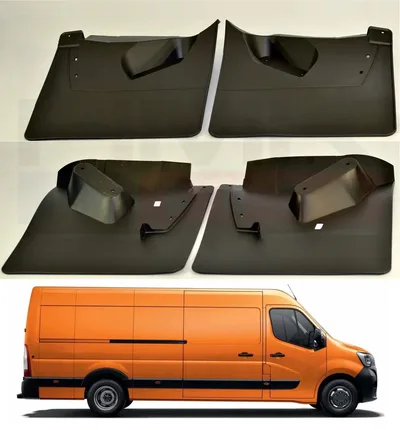 Mudflaps set rear OEM Renault Master III 2010- RWD+twin wheel - REN  788137377R - OE - 100% Genuine Part