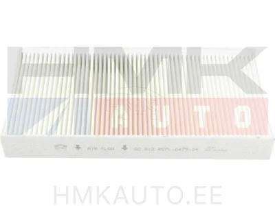 Suodatin, sisäilma Citroen C5/C6, Peugeot 407 - EC 1812