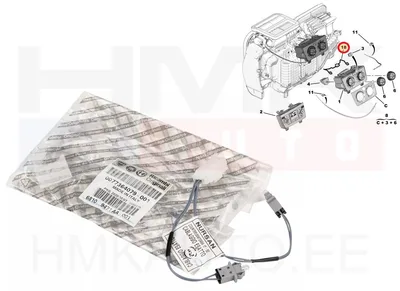 Salongisoojenduse juhtploki juhtmestik OEM Jumper/Boxer/Ducato 2006- - FIAT  77364079 - OE - 100% Genuine Part