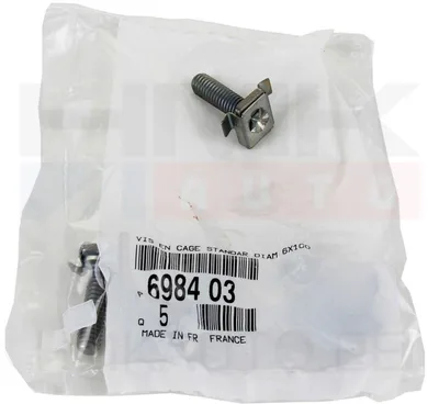 Pohjan suojamuovin kiinnityspultti OEM Citroen/Peugeot - PSA  698403 - OE - 100% Genuine Part