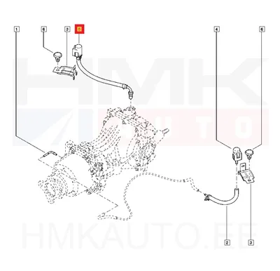 Tuulutusvoolik reduktorile OEM Renault Kadjar/Koleos - REN 38322JD63A - OE - 100% Genuine Part