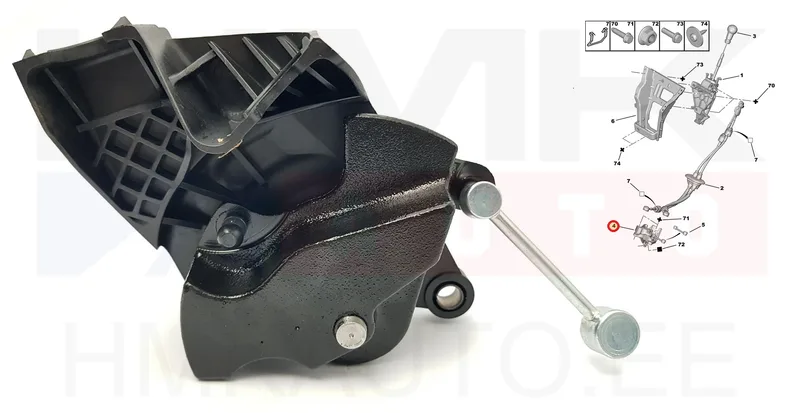Käiguhoovastiku liigend OEM Citroen Berlingo/Peugeot Partner 2008- BE4 kkast - PSA 243784 - OE - 100% Genuine Part