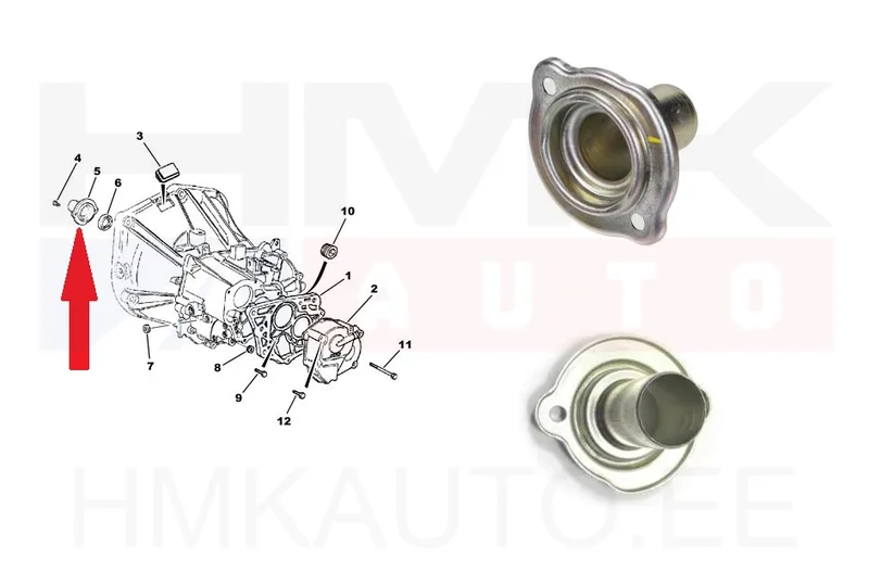 Siduri survelaagri juhik OEM Citroen/Peugeot/Fiat - PSA 210560 - OE - 100% Genuine Part