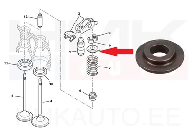 Klapivedru taldrik Citroen/Peugeot 2,0HDi - FIAT  9626087180 - OE - 100% Genuine Part