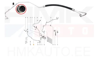Konditsioneeri toru, kõrgsurve OEM Renault Master 2010- RWD - REN 924900186R - OE - 100% Genuine Part