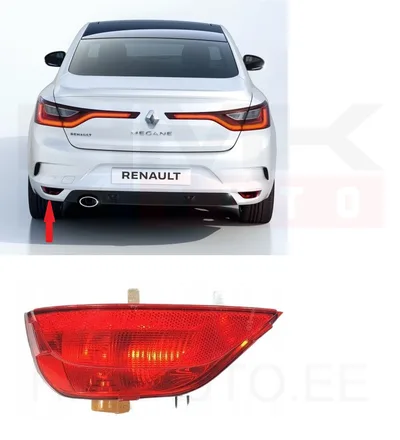 Sumuvalo, takana vasen OEM Renault Megane IV - REN  265855907R - OE - 100% Genuine Part