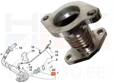 EGR toru Fiat Ducato 2,3JTD Euro5 - M5287